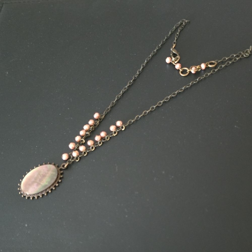 Elegant Pink PEARL & MOP Pendant